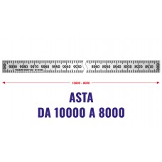 Asta h mm.11 orizzontale sinistra 10000-8000