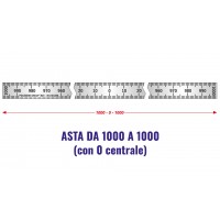 Asta h mm.11 orizzontale 0 centrale 1000-0-1000