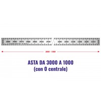 Asta h mm.11 orizzontale 0 centrale 3000-1000