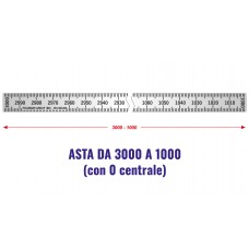 Asta h mm.11 orizzontale 0 centrale 3000-1000