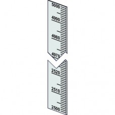 Piattina millimetrata mm.10 verticale 0 crescente 2500-5000