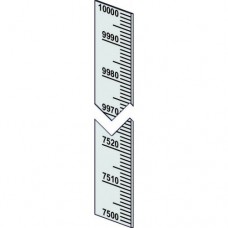 Piattina millimetrata mm.10 verticale 0 crescente 7500-10000