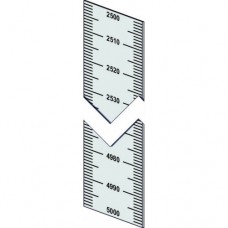 Piattina millimetrata mm.20 verticale 0 decrescente 5000-2500