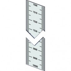 Piattina millimetrata mm.20 verticale 0 decrescente 10000-7500
