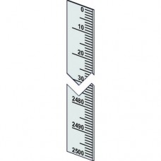 Piattina millimetrata mm.10 verticale 0 decrescente 2500-0