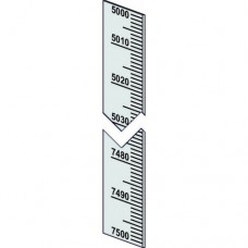 Piattina millimetrata mm.10 verticale 0 decrescente 7500-5000