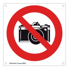 Cartello vietato fotografare