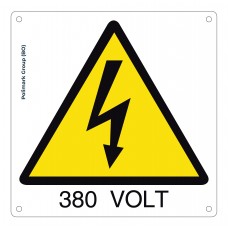 Cartello pericolo 380 volt