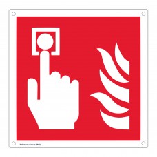 Cartello Antincendio - Pulsante di allarme antincendio