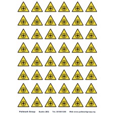 Etichette pericolo microonde