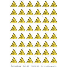 Etichette pericolo radar