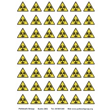 Etichette pericolo radiazioni