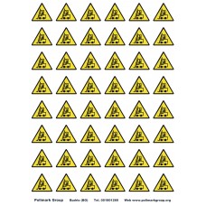 Etichette pericolo carrelli elevatori