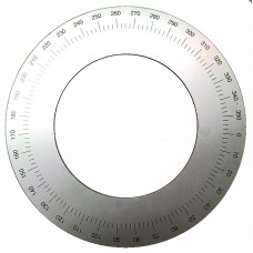 Goniometro in alluminio spessore mm.2 Ø mm.225