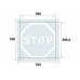 Stencil in polipropilene - Stop