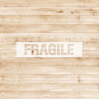 Stencil in polipropilene - Fragile