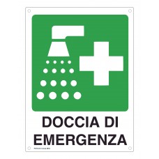 Cartello di soccorso - Doccia di emergenza