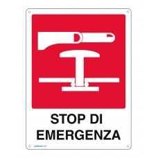Cartello Antincendio - Stop di emergenza