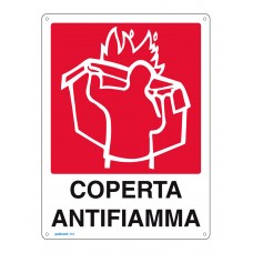 Cartello Antincendio - Coperta antifiamma