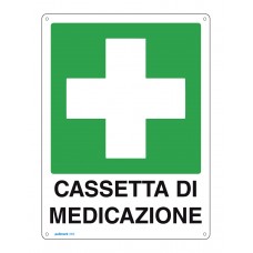 Cartello di soccorso - Cassetta di medicazione