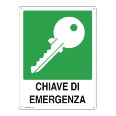 Cartello di soccorso - Chiave di emergenza