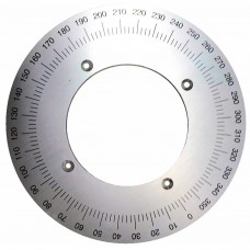 Goniometro in alluminio spessore mm.2 Ø mm.168