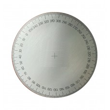 Goniometro in alluminio spessore mm.1 Ø mm.100