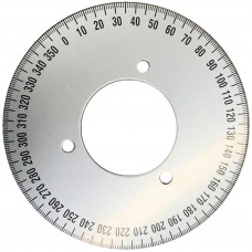 Goniometro in alluminio spessore mm.1,5 Ø mm.150