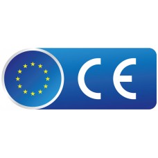 Logo CE in pvc con stelle