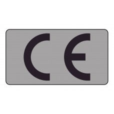 Logo CE in poliestere argento