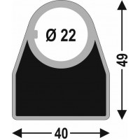 Pulsantiera per quadro elettrico mm.40x49