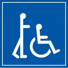 Etichetta "Accompagnatore per disabili"