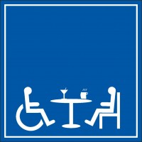 Etichetta "Ristorante accessibile ai disabili"