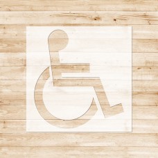 Stencil in polipropilene - Disabili